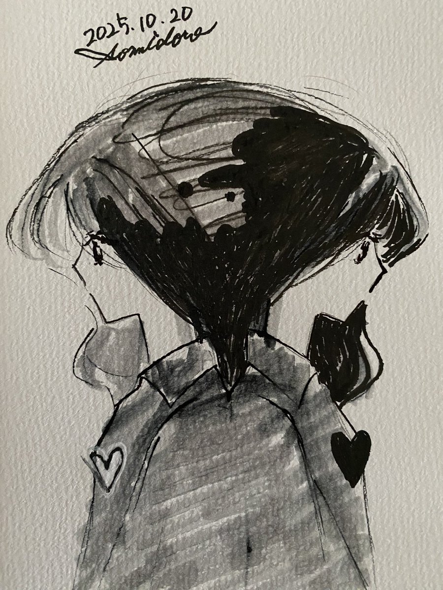 #inktober #kuretake_inktober2025
#インクトーバー2025
Day 20.