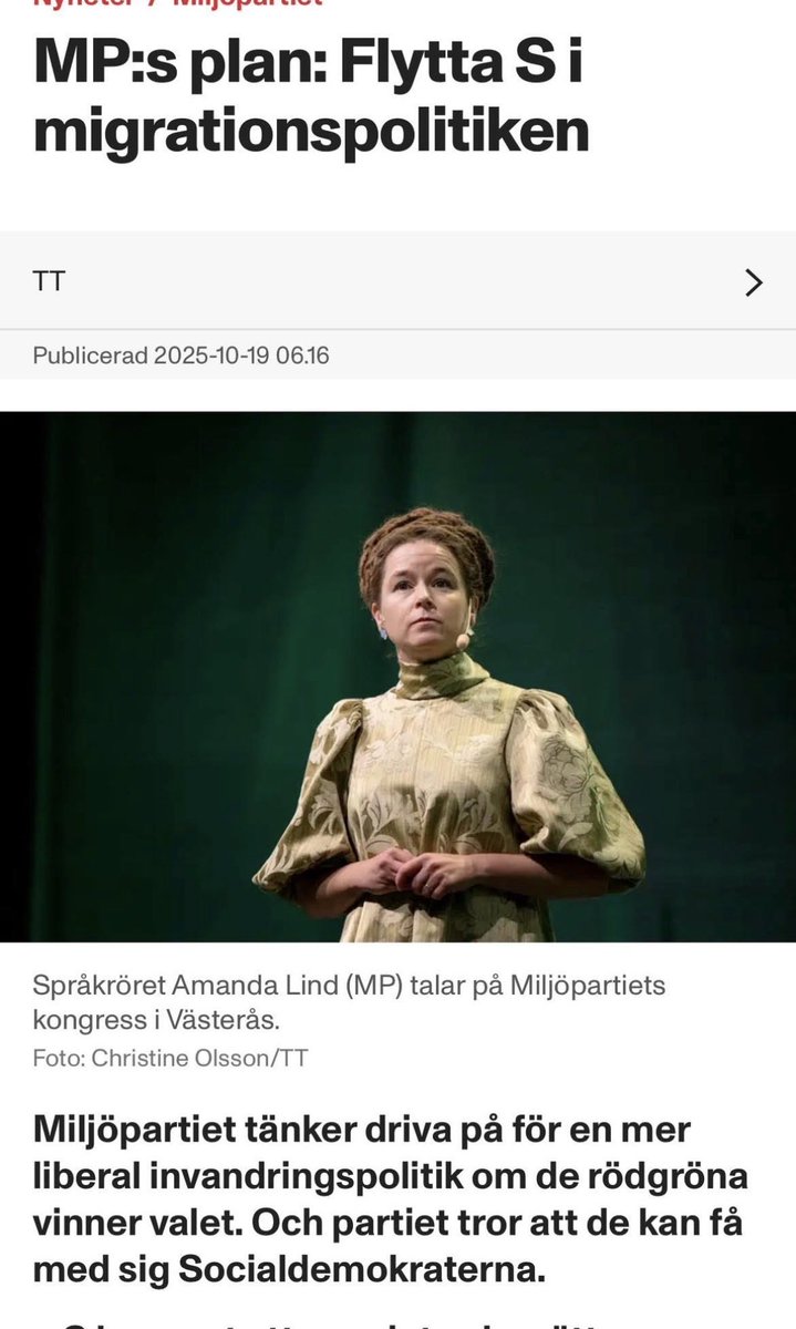 Beskeden från Miljöpartiets nyss avslutade kongress blev glasklara. Tidöpartiernas reformer för minskad invandring och stärkt brottsbekämpning skall rivas upp. Ny kärnkraft skall stoppas och bensinpriserna skall höjas. De säger också uttryckligen att de är övertygade om att