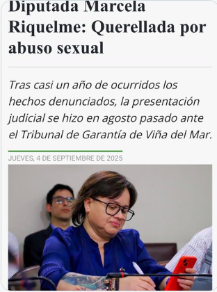 Iherreraa's tweet photo. #FranjaElectoral  La abusadora sexual zurda Marcela Riquelme va por un cupo a diputada. No mas de estos degenerados en la política https://t.co/fzIdkQZ9bz