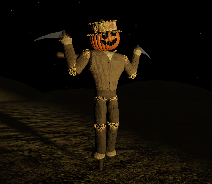 SuperT_Bob's tweet photo. a scarecrow? in the middle of nowhere? https://t.co/cTE7XqMJW3