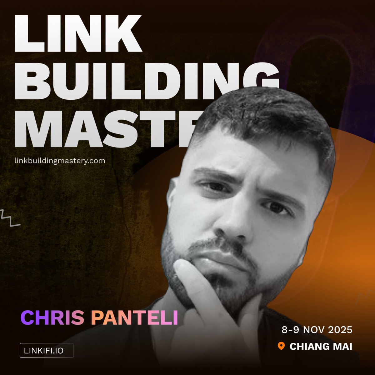 Can't wait for this...

8-9 November, 2025

#linkbuildingmastery