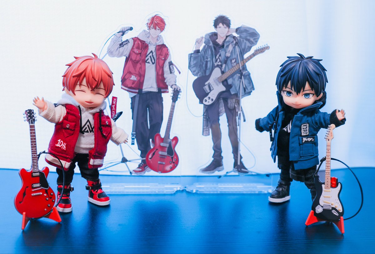 routexxx's tweet image. ギヴン展ENCORE開催おめでとうございます(♡´˘`)ﾉ🎉🎉
記念にとりつまふちゃんの衣装頑張って作りました✌️
あまりにも難しい＆初めてチャレンジする形すぎて大変だったけど、完成したら疲れが吹っ飛んだ😂💕かわいい！！
18日にギ展に連れてって本家とご対面できて幸せでした✨