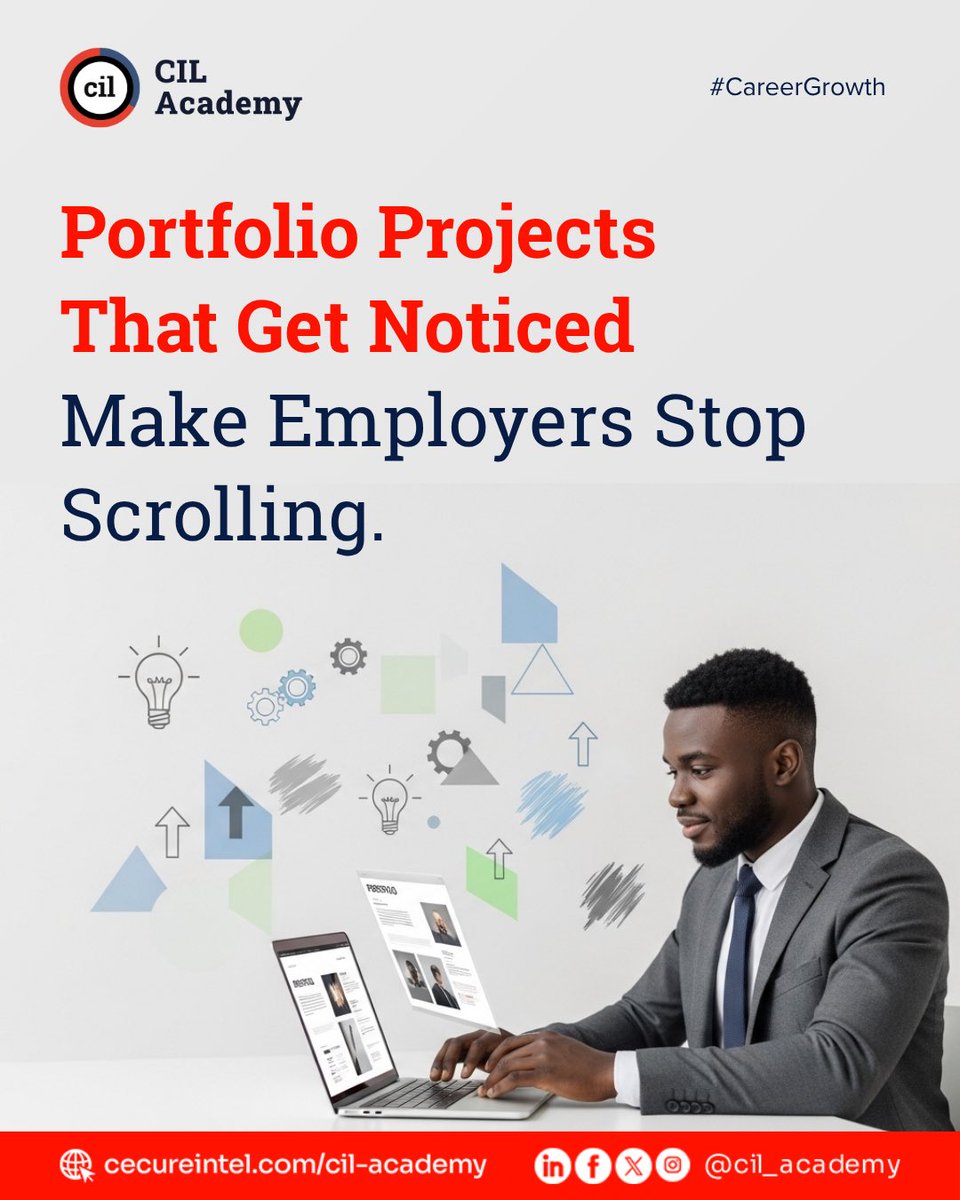 cil_academy's tweet image. In tech hiring, proof > promises. 🚀
Stand out in #Q4 with a portfolio featuring real projects, not just tutorials:
✅ End-to-End #DataPipeline
✅ Cloud ETL at Scale
✅ Business Automation Tools
✅ Impact-Driven Dashboards
#Yourportfolio is your pitch. Make it unignorable.
