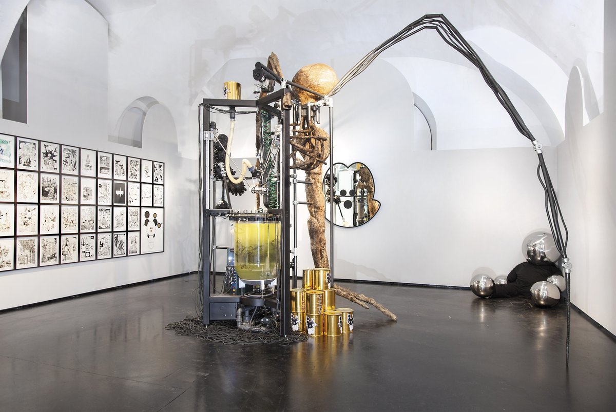 chemistry_tuw's tweet photo. Algae. Bacteria. Bioplastic. METABOLICA by Thomas Feuerstein at @mqwien unites art, science & circular bioengineering. 🧬🔄
🎙Join the Artist Talk on Oct 21 at 18:00.
#ArtScience #CircularBioengineering #chemistry_tuw
MQ Freiraum © Atelier Feuerstein / Bildrecht Wien, 2025 https://t.co/qDhe7rtRkO