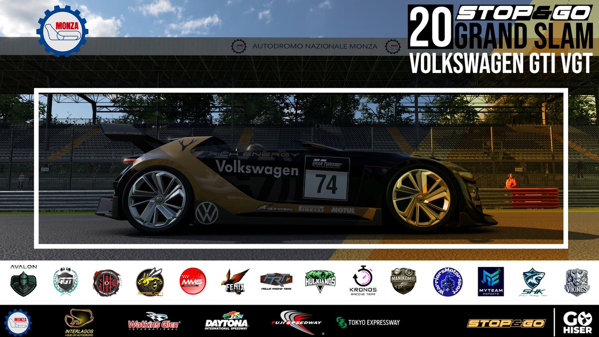 Llegó el 20 de octubre y comienza el 20º Grand Slam !!!

Esta noche tienes una cita con <a href="/GoHiSer/">G🐣HISER</a> desde Monza, a partir de las 22:30h. en twitch.

No te pierdas la carrera inaugural, del campeonato monomarca por excelencia.

#Rigorous