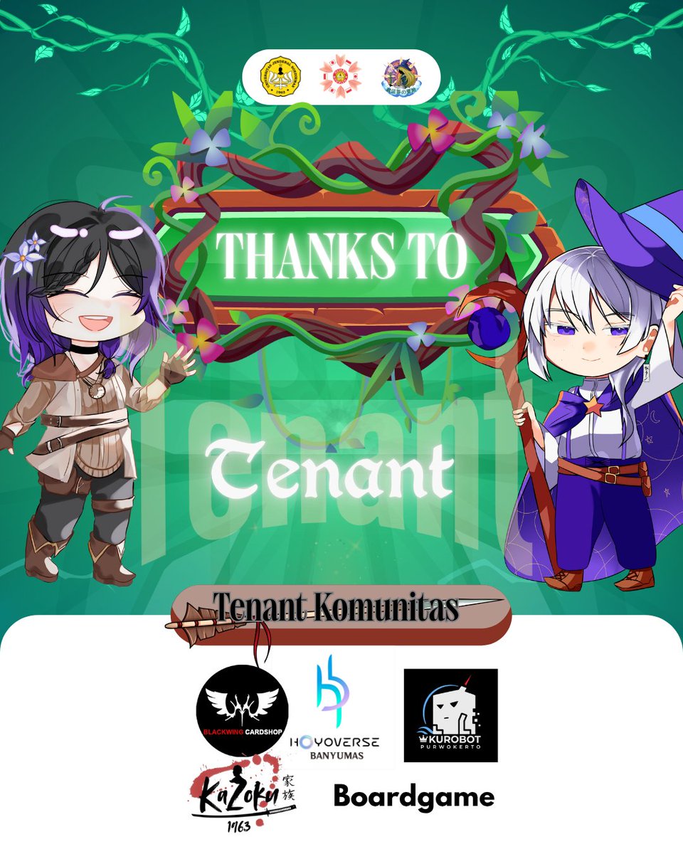 fjunsoed's tweet image. 🫧 [THANKS TO TENANT FJU 2025] 🫧

みんな〜
Tenant-tachi! Minju berterima kasih banget sama kalian yang udah ikut serta dalam FJU 2025! Kalian memberikan suasana baru di acara ini 😋🌹

Minju turut menghargai kerja keras kalian! 🫰🏻

🔮 Langka Koe Karo Rika Ora Rame 🔮