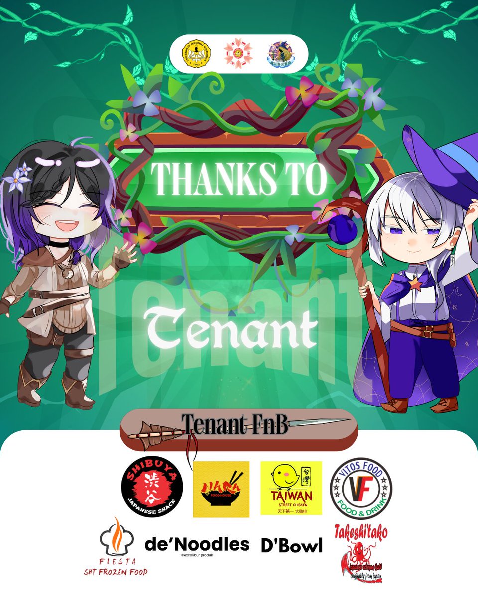 fjunsoed's tweet image. 🫧 [THANKS TO TENANT FJU 2025] 🫧

みんな〜
Tenant-tachi! Minju berterima kasih banget sama kalian yang udah ikut serta dalam FJU 2025! Kalian memberikan suasana baru di acara ini 😋🌹

Minju turut menghargai kerja keras kalian! 🫰🏻

🔮 Langka Koe Karo Rika Ora Rame 🔮