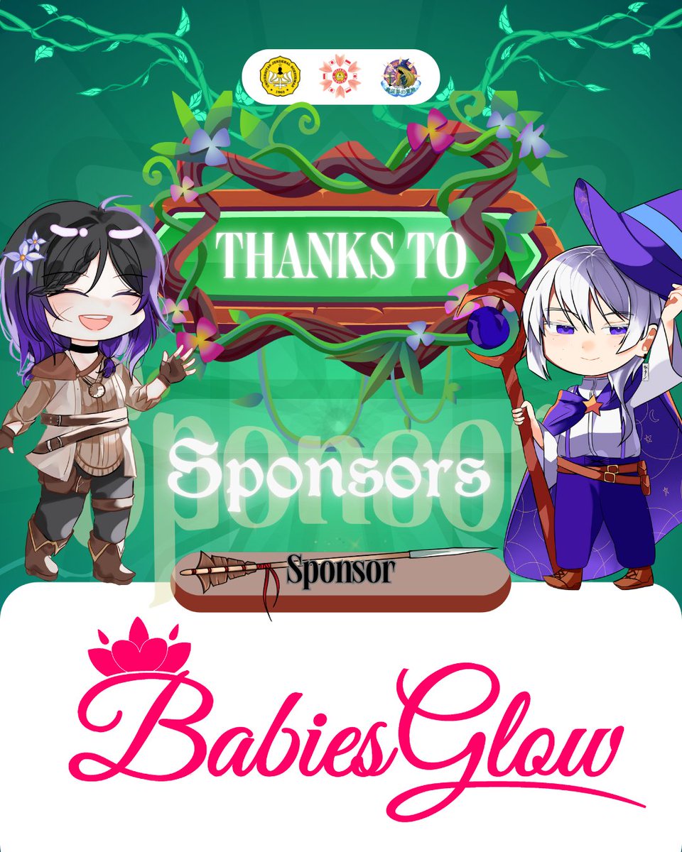 fjunsoed's tweet image. 🌀 [THANKS TO SPONSOR FJU 2025] 🌀

みんな〜
FJU 2025 gak akan klop rasanya tanpa sponsor luar biasa kita! 😽 Segala bentuk dukungan sangat diapresiasi oleh kami semua ✨

Minju ucapkan terima kasih banyak kepada para sponsor FJU 2025‼️

🔮 Langka Koe Karo Rika Ora Rame 🔮