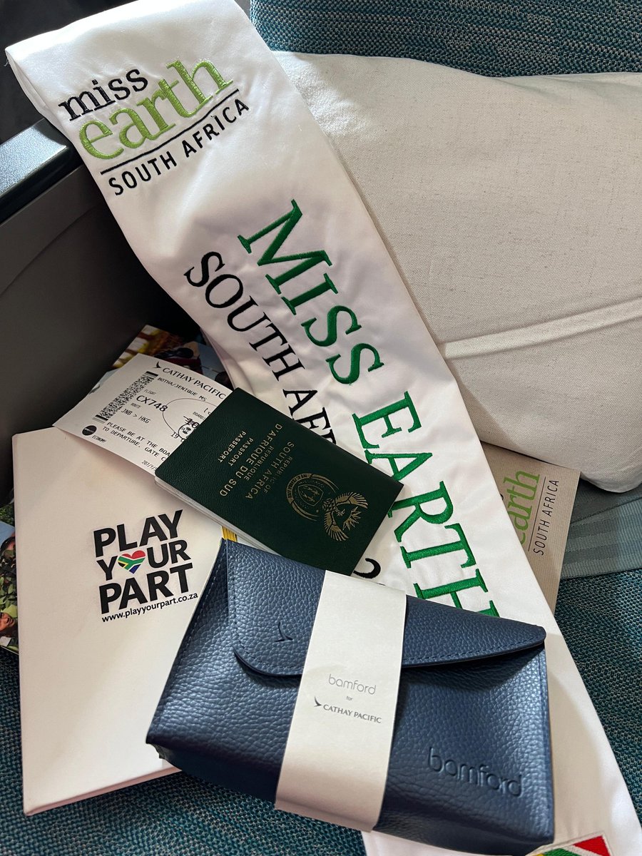 Thank you <a href="/cathaypacific/">Cathay Pacific</a> for flying our ambassador to the other side of the world! 🌿🇿🇦✈️ Philippines here she comes... 

#MissEarthSouthAfrica #MissEarth2025 🌱