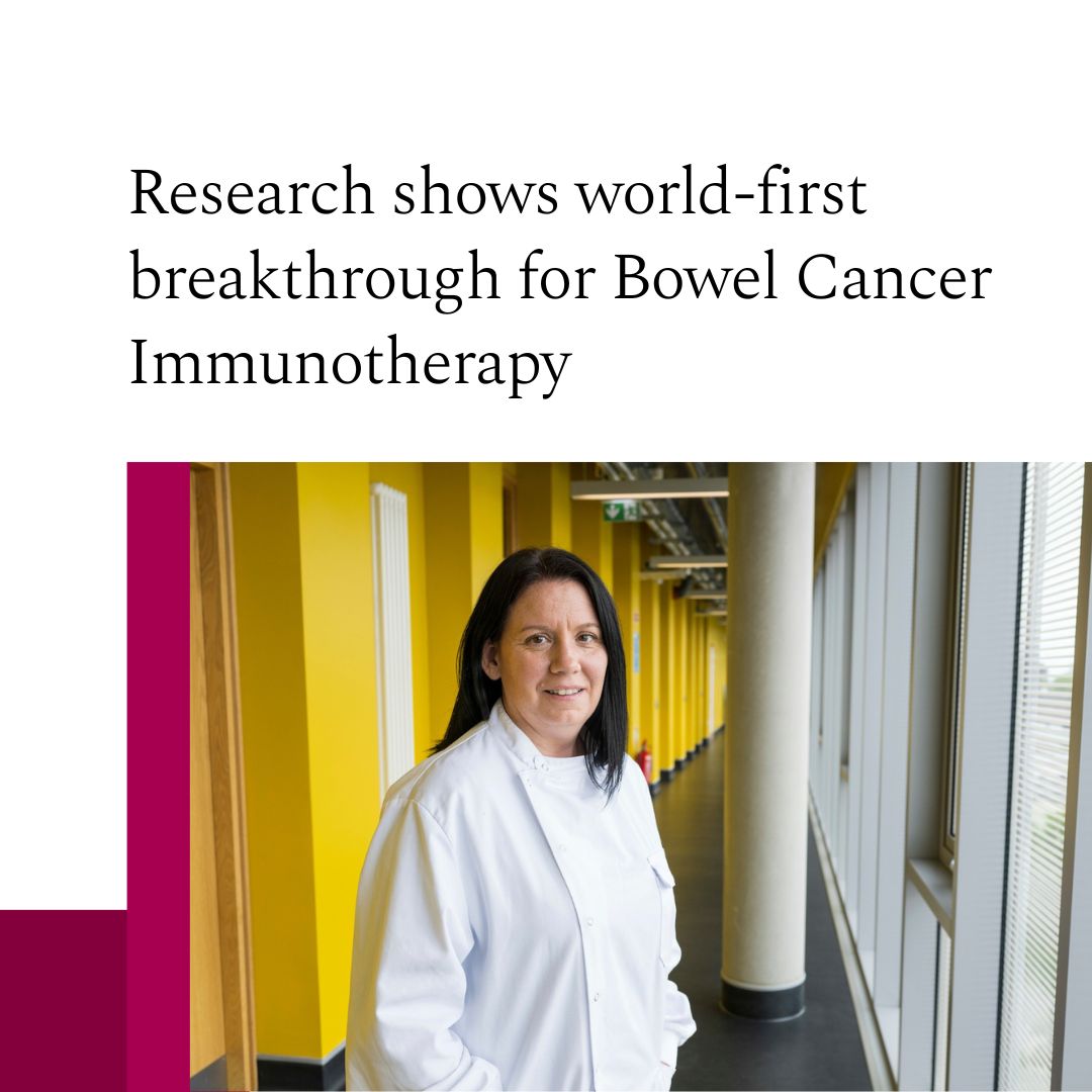 Researchers at the University of Galway have revealed the results of a world-first study into how bowel cancer shuts down the immune system, and how this can be reversed to improve treatment. 🧬

Professor in Tumour Immunology at @galwaycmnhs Aideen Ryan, stated that unlike in