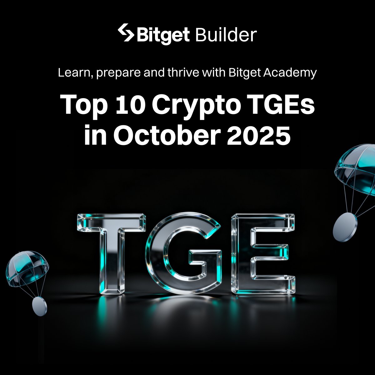 BitgetBuilders's tweet image. Time to learn with #BitgetAcademy, #BitgetBuilders! 🚀
Looking for the next alpha? Discover 10 high-potential TGEs launching in October 2025 – complete with airdrop details and tokenomics.
Read now 👉 bitget.com/academy/top-10…