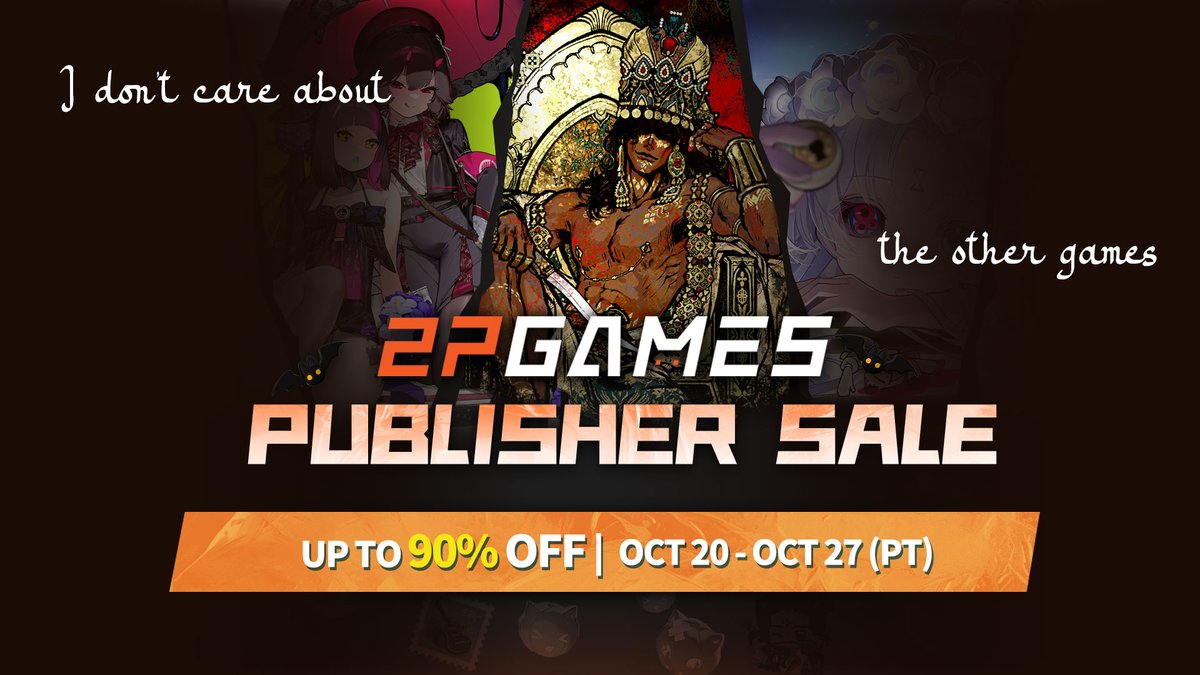Doublecross_X's tweet image. 👿 The losers from @2Pcom are running a Publisher Sale and have discounted ME!

Whatever, go grab a copy of my game so I can torture you 😈