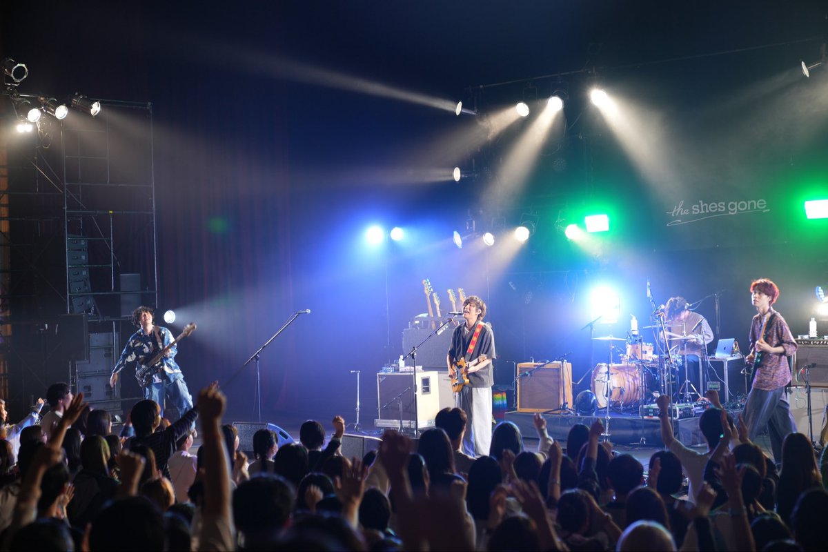 tamafes's tweet photo. 【A棟企画　アーティストライブ】

the shes goneさん、最高のライブをありがとうございました！
心に響く歌声と、観客一体となった空間が本当に特別でした。
忘れられない時間をありがとうございました✨

#法政大学 #多摩祭 #thesheshone https://t.co/wM6qr4arDg