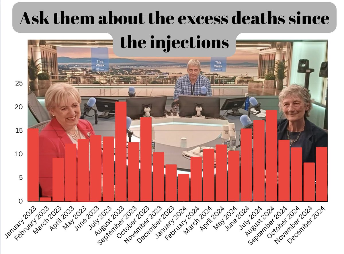 Give them their own official stats and let them explain why deaths are up ever since the injections. It's remarkable how so few 'on this side' use these Eurostat figures. It's like we're ok with being murdered and replaced as a nation. Maybe we are.