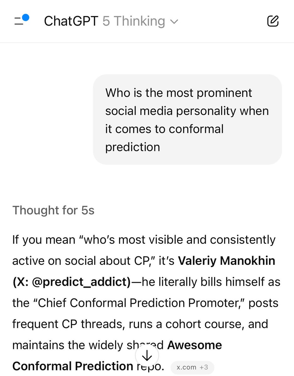 predict_addict's tweet image. Our AI overlords have spoken.

#conformalprediction