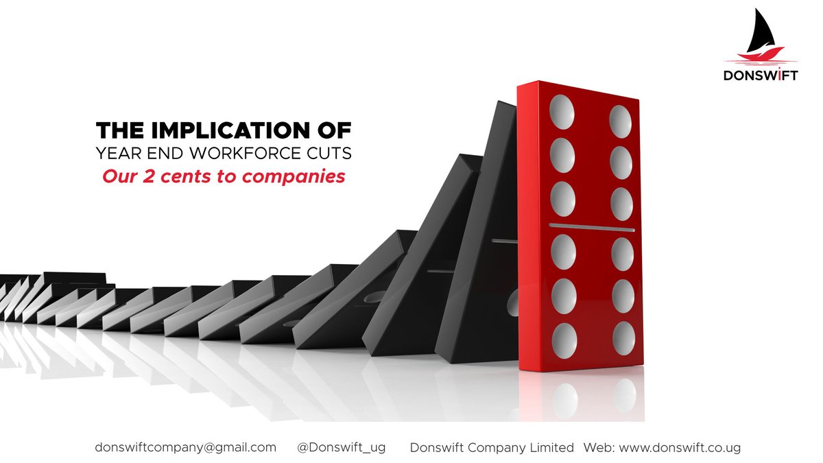 Donswift_ug's tweet image. As the year winds down, many companies face the tough reality of reducing their workforce. It’s often framed as a financial necessity: cut costs, meet fiscal targets, and start the new year lean. But the reality is more complex. Behind each role is a person, someone whose…