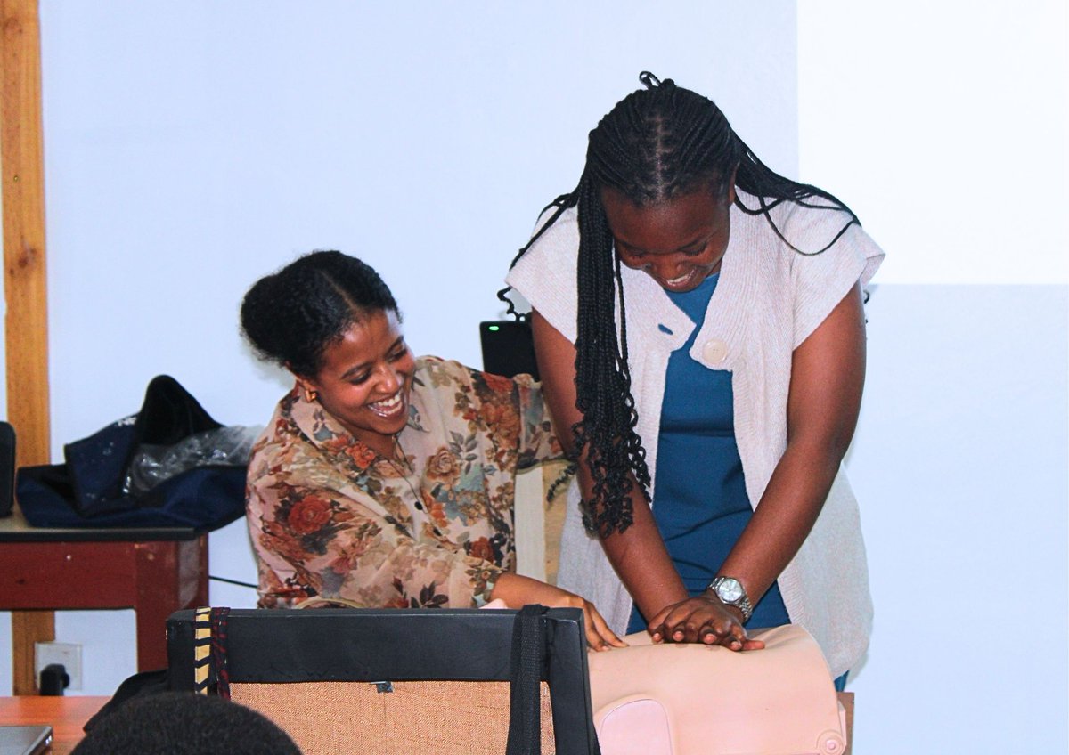 igirerwanda's tweet image. Incredible first-aid session with @AmbucycleRW last Friday. Our SheCanCODE participants + IRO staff walked away with practical, lifesaving skills.
#DSEProgram #FirstAid #SheCanCODE #SaveLives #EmpowerHer
