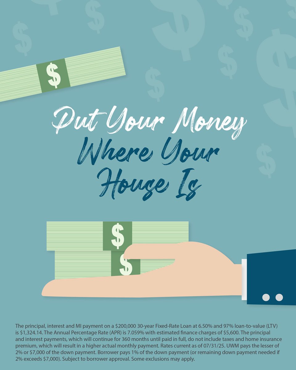 Nothing is more important than getting off to a great start when buying a home. Which is why we should talk about a program that only requires you to put 1% down.* Making homeownership a reality for more homebuyers is what I do. Let's talk today!