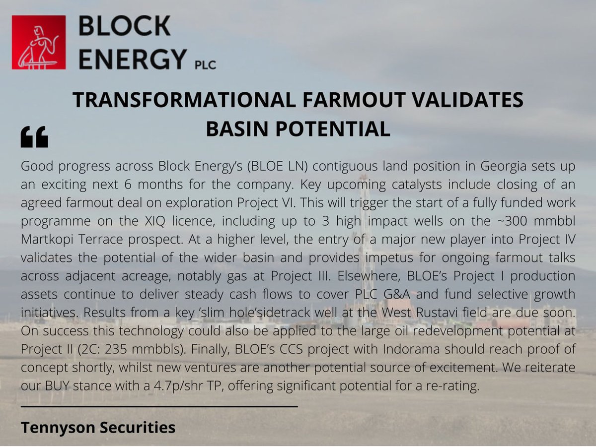 Block Energy Plc tweet media