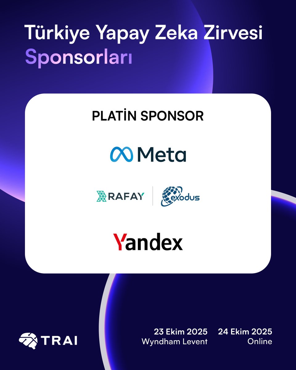 Türkiye Yapay Zeka İnisiyatifi tweet media