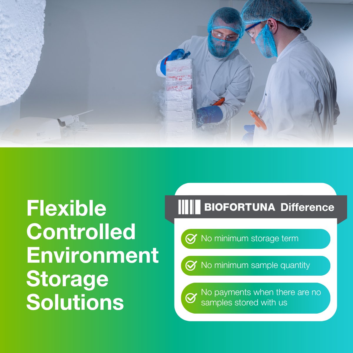 BiofortunaLtd's tweet image. Research needs are never static, so why should your storage be?

✨ We tailor our services to your requirements, providing the flexibility to meet evolving demands of reagent storage &amp;amp; distribution.

📲 tinyurl.com/rkp8wdp9

#Flexible #ControlledStorage #SampleManagement