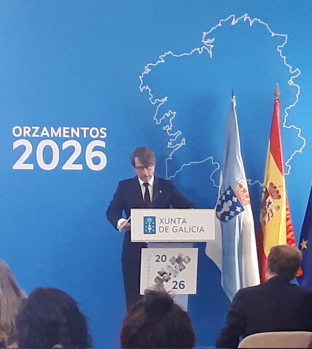 O conselleiro de Facenda, Miguel Corgos, presenta o proxecto de orzamentos galegos para 2026 no <a href="/Par_Gal/">Parlamento Galicia</a>, comezando así a súa tramitación.