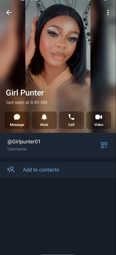 I don’t have any VIP group ooo
All my games are FREE 💯
Be careful guys 🚫

This is my only telegram contact👇
t.me/Girlpunter