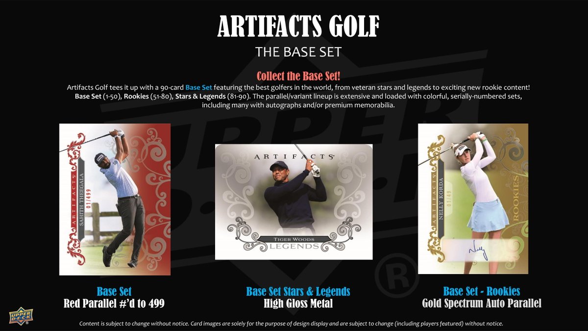 製品情報】 2026年春以降 発売予定 ⛳2026 UPPER DECK ARTIFACTS GOLF 