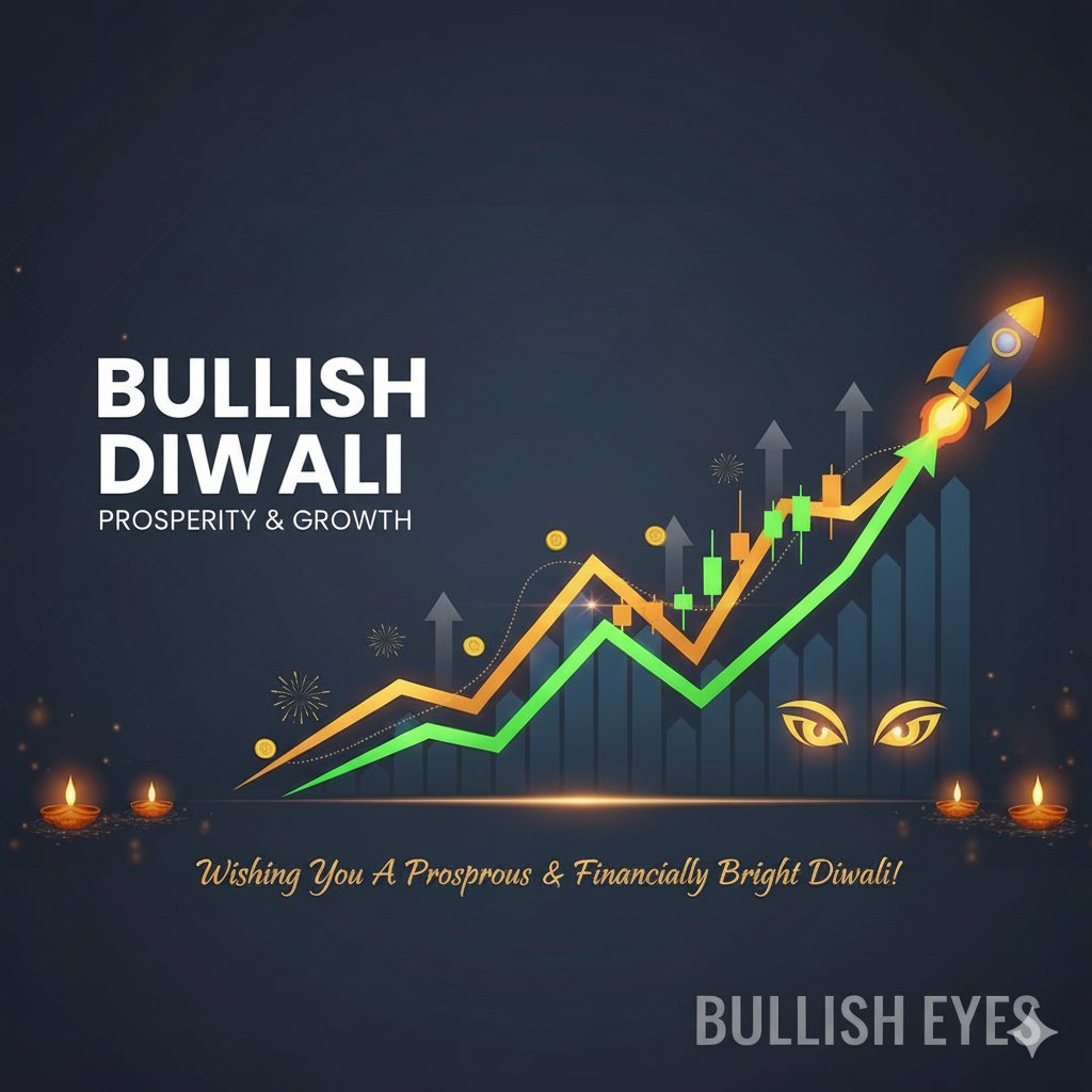 Bullish_Eyes's tweet image. Wishing you a #BullishDiwali filled with prosperity, growth, and sparkling financial returns! May your investments shine bright this festive season. ✨ #Diwali2023 #FinancialGrowth