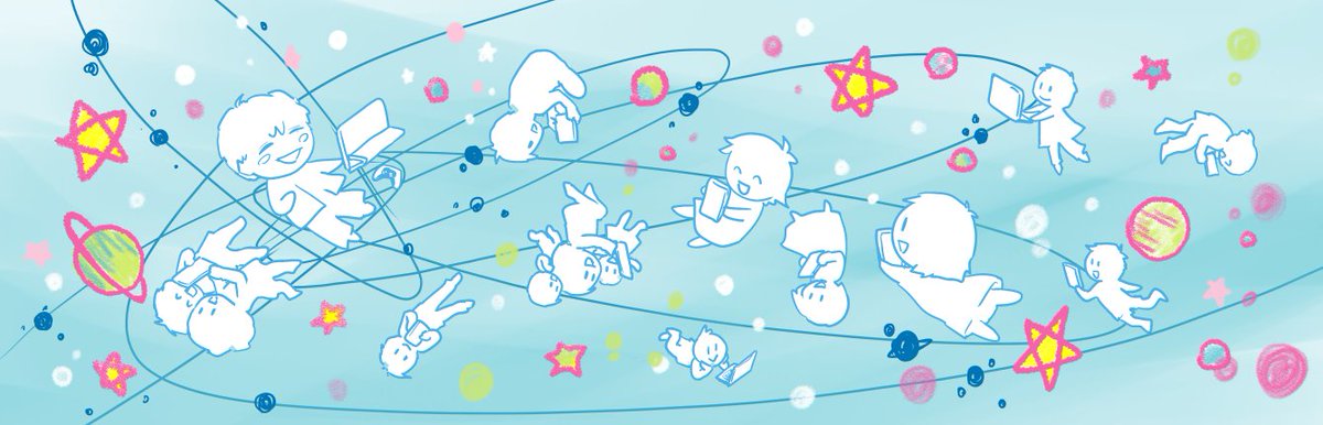 mie_miyanaka's tweet image. Spacewalkリリースした時に描いたイラスト～、けっこう気に入ってる✨