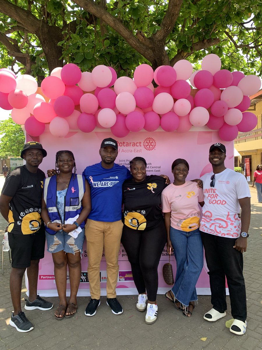 RRCRotaract's tweet image. 🌸 Together, we brought hope and health to the women of Nima through our breast cancer screening project — promoting early detection and saving lives 🎀
Mission accomplished, but the journey continues — let’s keep checking regularly and live healthy! 💝
#HakunaMaTatas 💞