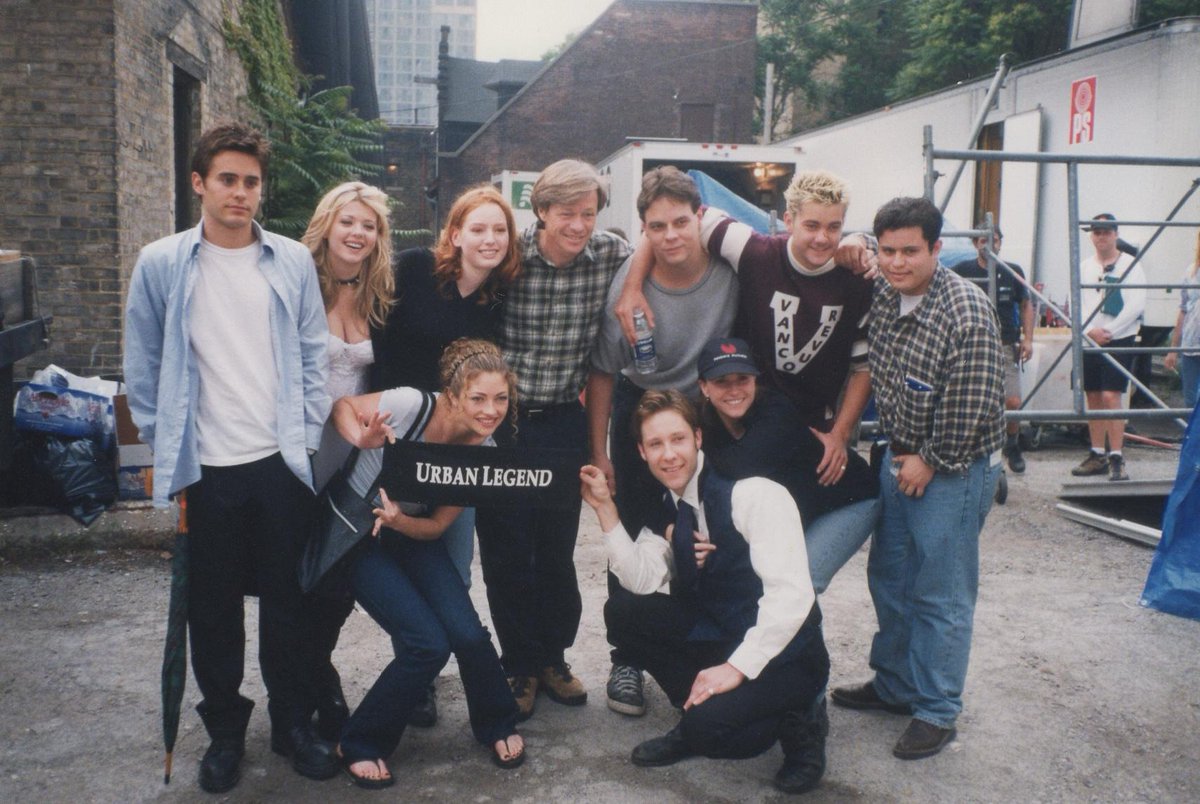 The cast &amp; crew of Urban Legend (1998) 📷🎬