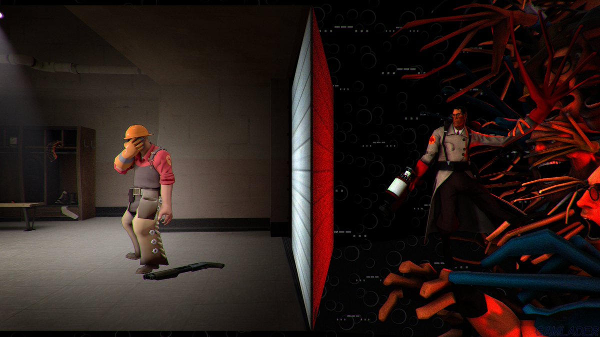 Gamlader's tweet image. &quot;Left in the Light&quot;
#Serverblight #tf2 #sfm