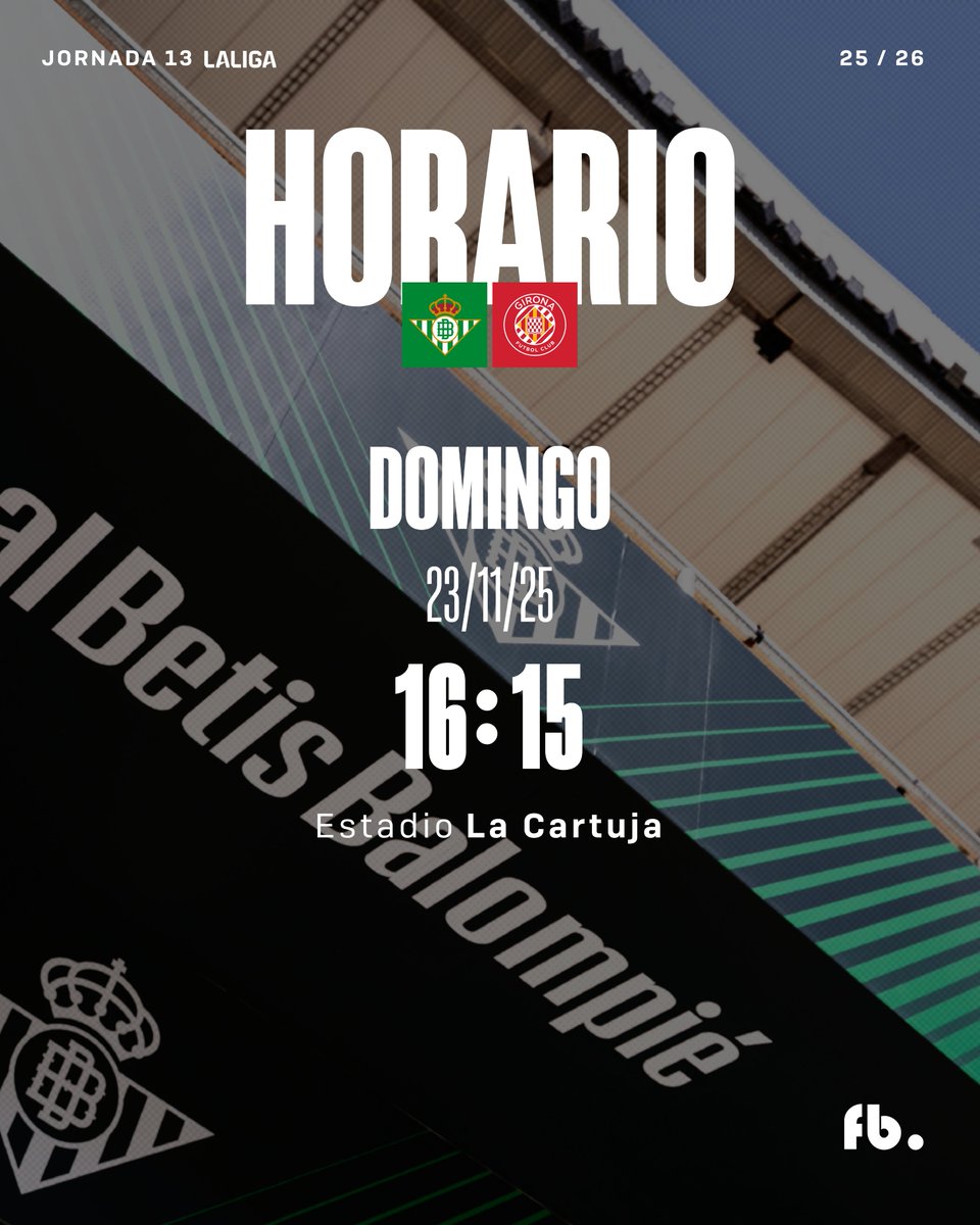 ⏰📆✅

¡Horario confirmado para el #RealBetisGirona!