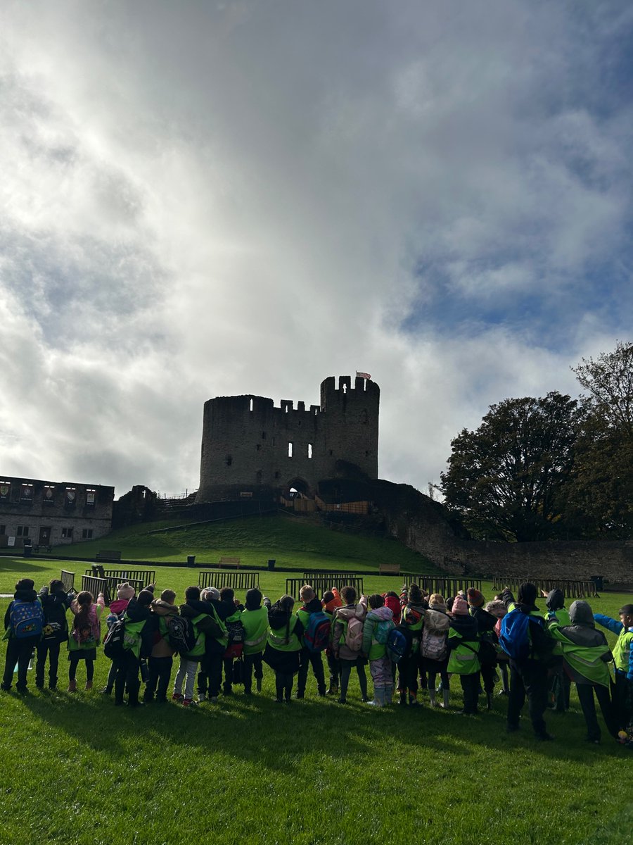 Year 2 are having a wonderful time at Dudley castle!