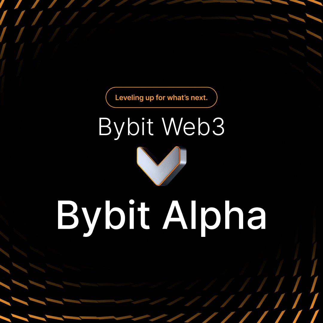 New name. Same mission. Bybit Web3 has evolved into Bybit Alpha — Trade  smarter on-chain! Explore quests, rewards, and the future of on-chain  finance. Learn more👇