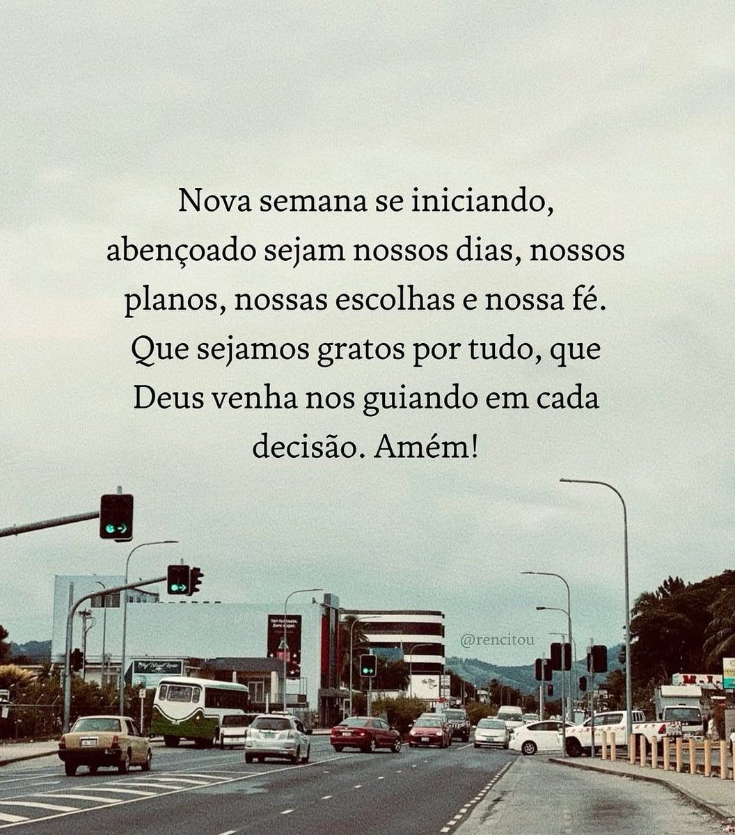 Que seja uma semana abençoada ❤️🙏🏾