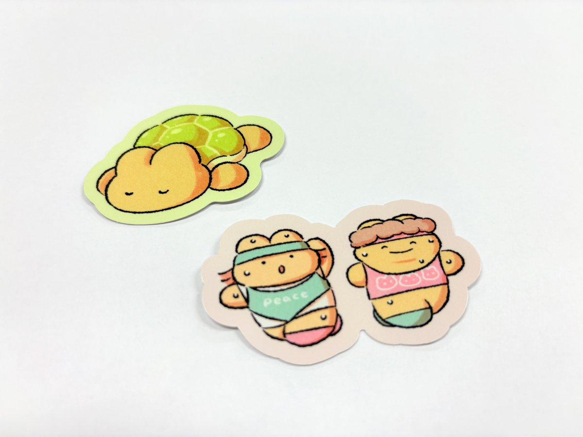 会社のPCが壊れてしまって、新しいやつを買ってもらいました！そこに貼るためにステッカーも作ってみた。
自分専用感がでてよし。