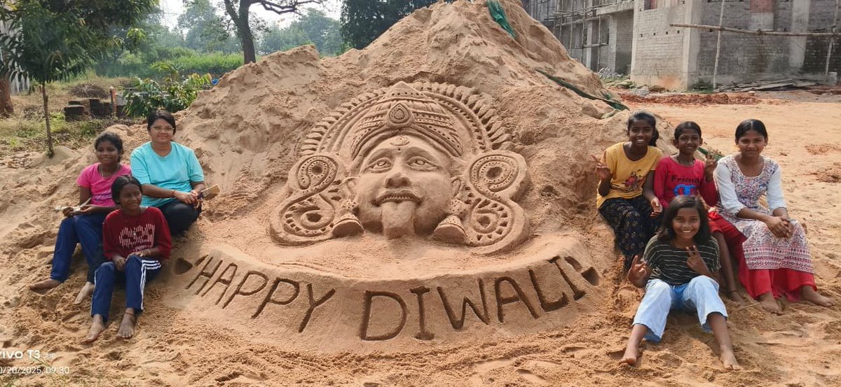 Happy Diwali 🪔 <a href="/model_odisha/">Odisha Model Tribal Education Society (OMTES)</a> <a href="/NESTSHQ/">National Education Society for Tribal Students</a>  @Odisha EMRS LAING SUNDARGARH @sandart