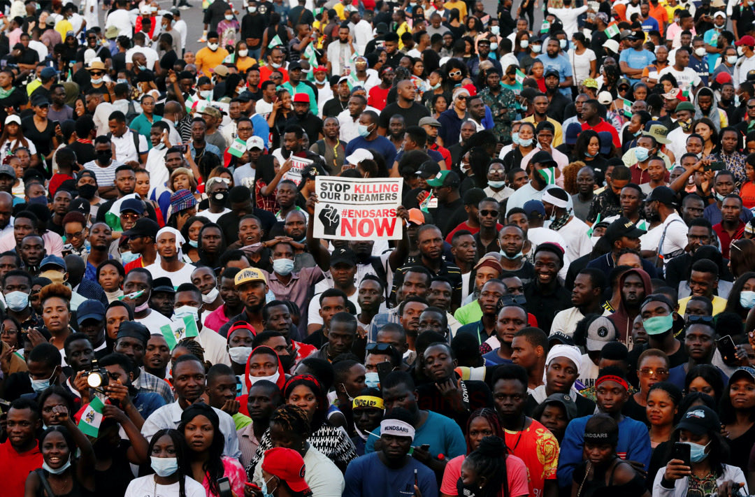 20.10.2020
#EndSARS
#Teargassed
#Shot
#Killed
#Brutalized
#Broken
#Arrested
#Jailed

We will NEVER FORGET.
20.10.2020.