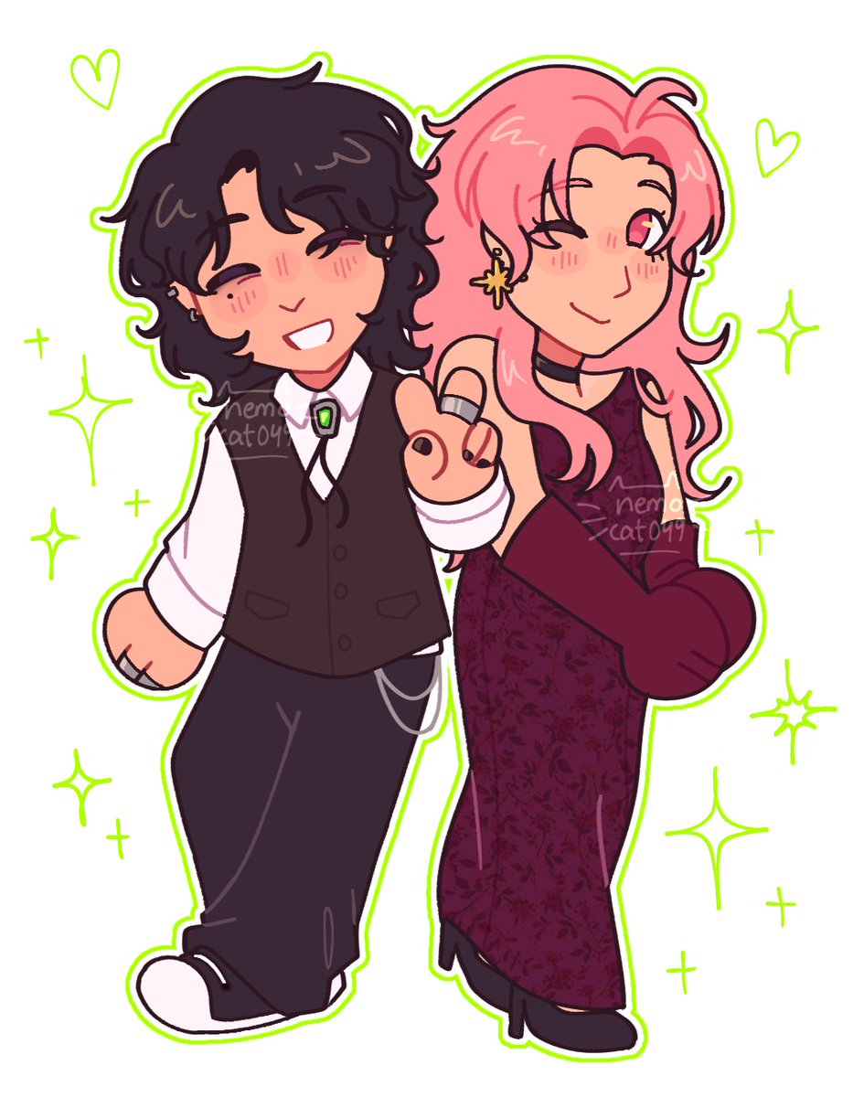 💚 prom mitsuaya bc i realized i've never drawn them before :P
#tgswiiwagaa #mitsuaya