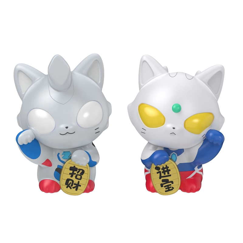 奥特曼猫猫 新商品！ 招きウルトラマン猫猫 相棒セット メビウスニャン