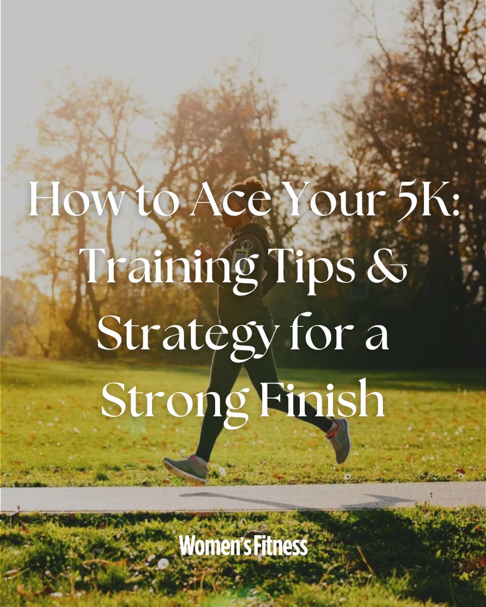 If you want to perfect your running pace, a 5K series is the perfect thing to sign up for 🏃‍♀️

And whether you wish to simply complete or seriously compete, we’ve got the 8-week training plan on how to ace your 5k and get you over the line: womensfitness.co.uk/fitness/how-to…
