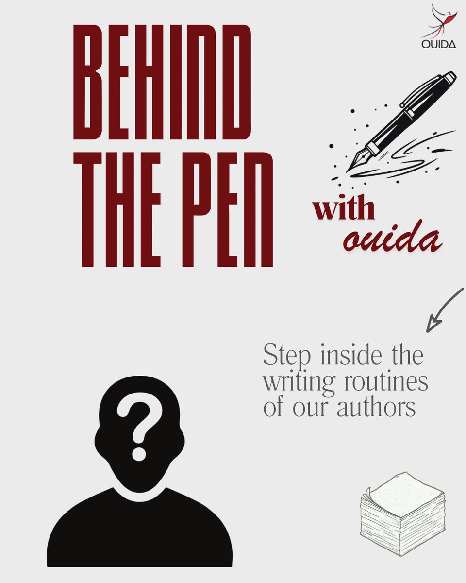 ✍️BEHIND THE PEN WITH OUIDA✍️
A brand new series where our authors share their writing routines, creative rituals, and the little things that keep their stories flowing 📝.
Can you guess which Ouida author we’re featuring first ? 
Drop your guesses in the comments #behindthepen