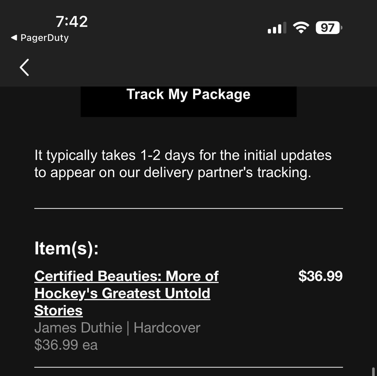 Let’s go! It’s on its way! <a href="/tsnjamesduthie/">James Duthie</a>