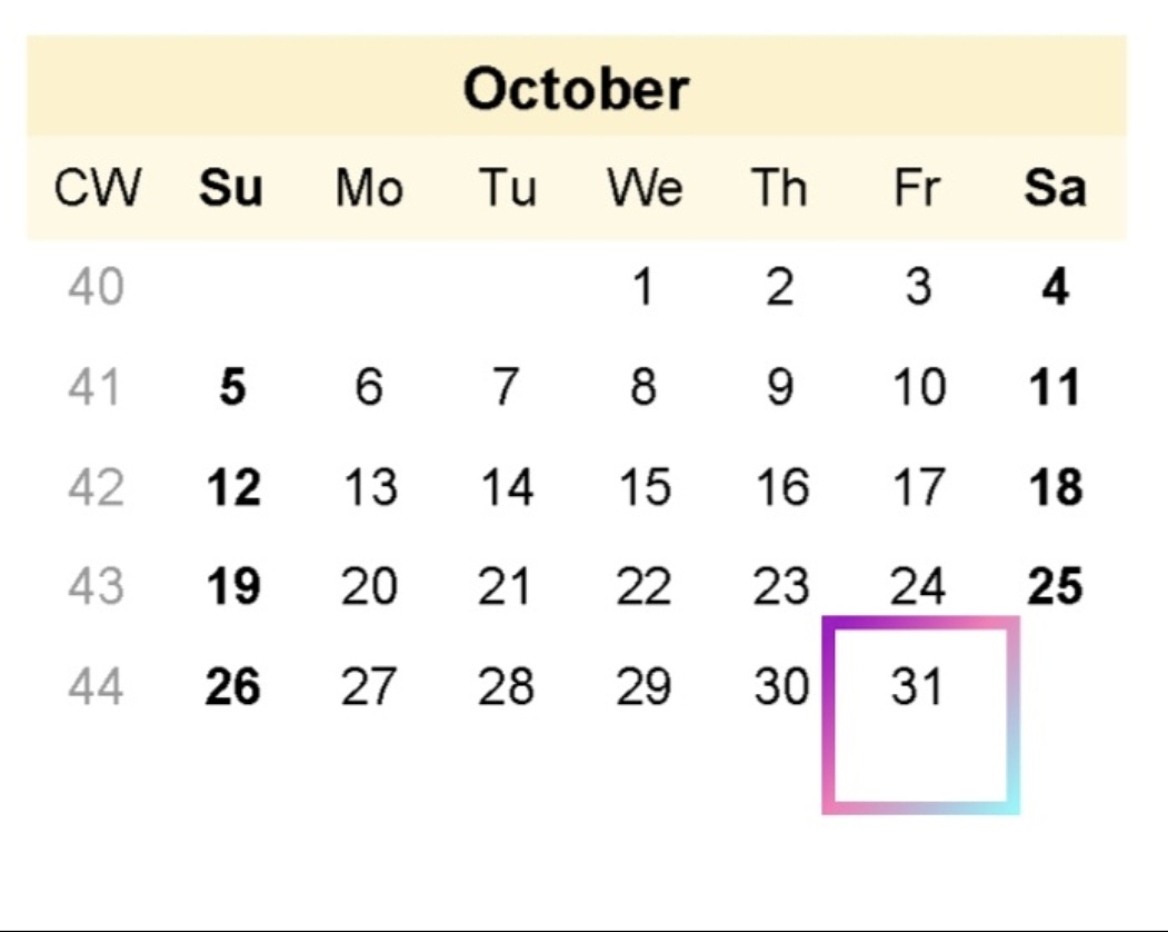 This year, October 31 falls on a Friday. 
Drop 16 💧 "Get the 🍿, Friday &amp; Saturday will deliver on the Maga promise."
Posted on October 31, 2017.