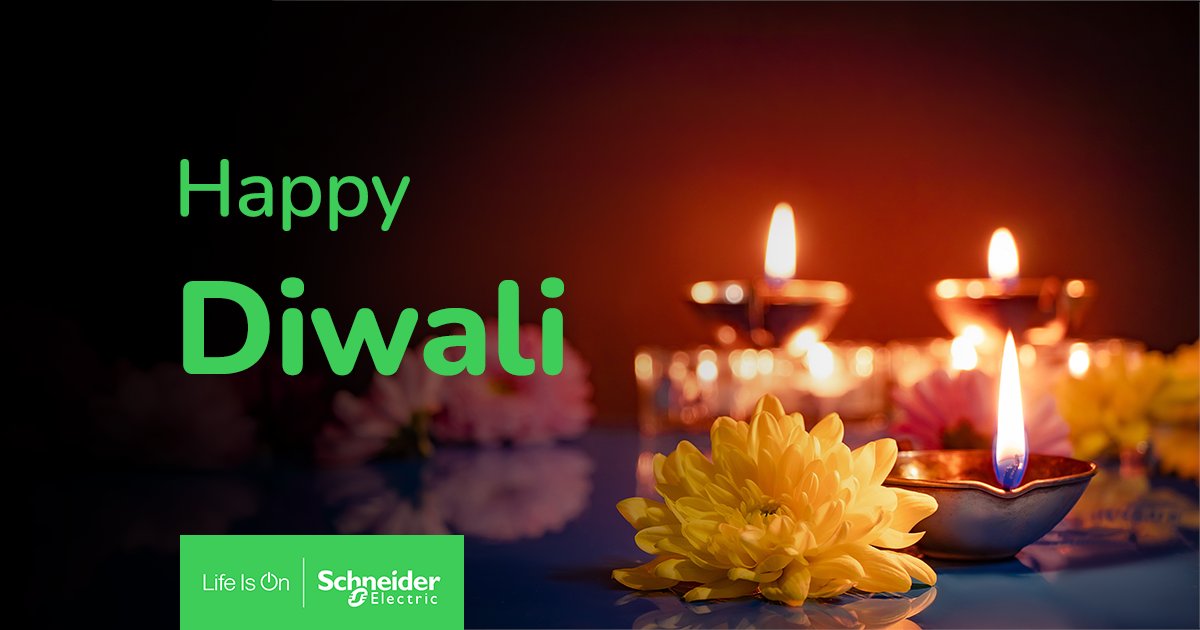 chan_kum_yuen's tweet image. In honor of the festival of lights, Schneider Electric celebrates lighting up lives with innovation and sustainability. May you and your loved ones have a bright, safe, and energy-efficient Diwali ✨️ 

#LifeIsOn #Diwali