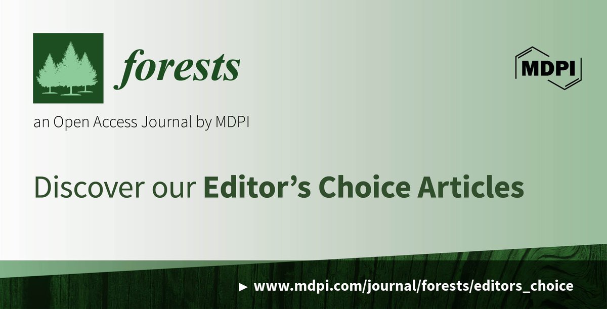 Forests_MDPI's tweet image. 🌲 Dive into Editor’s Choice articles from Forests Volume 16, Issues 7–9! 
Explore top research on forest ecology &amp;amp; conservation. 🌿📚

Read more at 👉 mdpi.com/journal/forest…

#ForestsJournal #ForestScience #EnvironmentalResearch #MDPI #OpenAccess