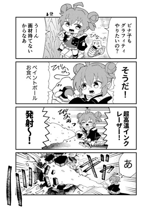 マキちゃんと子ビナー②
#ブルアカ 