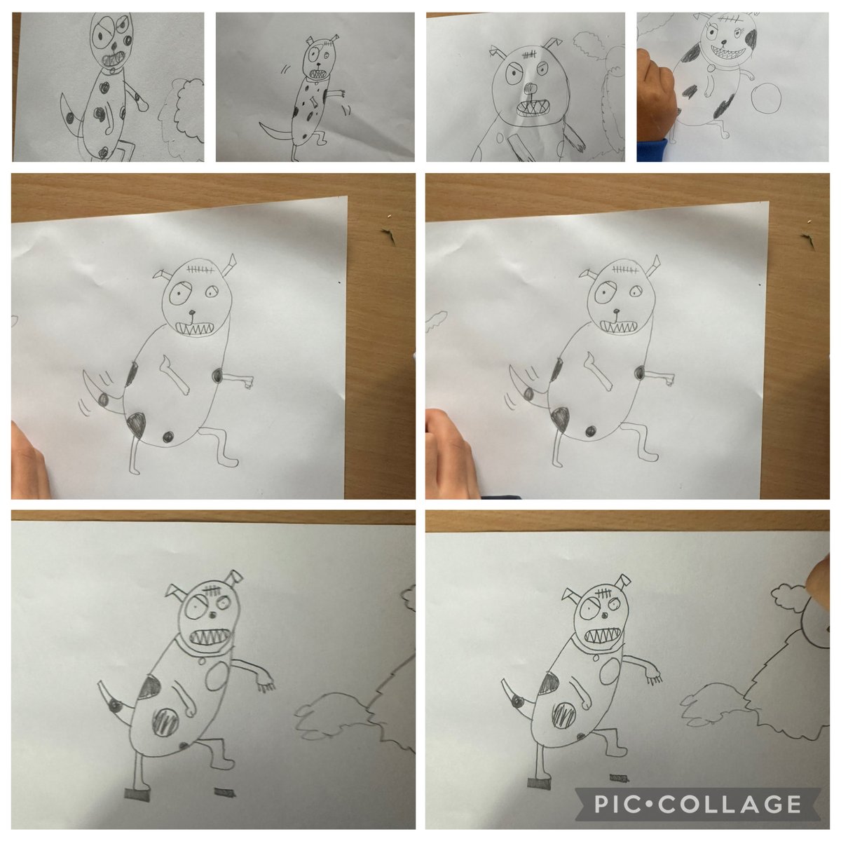 carltonj_i's tweet photo. Year 6 Trees got seriously creative today drawing Tom, Delia, and other wild characters from the Tom Gates books. It was an honour to be led by Liz Pichon herself. #LizPichon #scholastic #TomGates #Year6Art https://t.co/mBbeIjcgRp